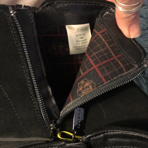 Blondo women’s black waterproof impermeable ankle boots in suede size 10 Med EUC - Picture 5 of 9